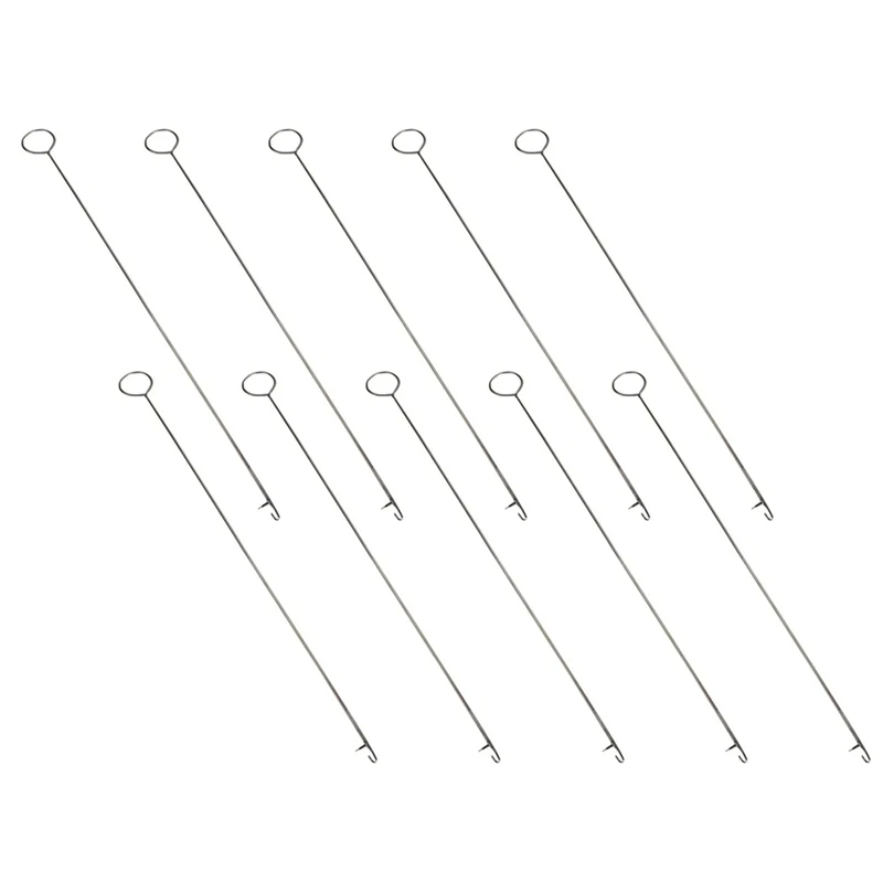 10Pcs Stainless Steel Sewing Loop Turner Hook For Turning Fabric Tubes Straps Belts Strips For Handmade DIY Sewing Tools
10Pcs Stainless Steel Sewing Loop Turner Hook For Turning Fabric Tubes Straps Belts Strips For Handmade DIY Sewing Tools