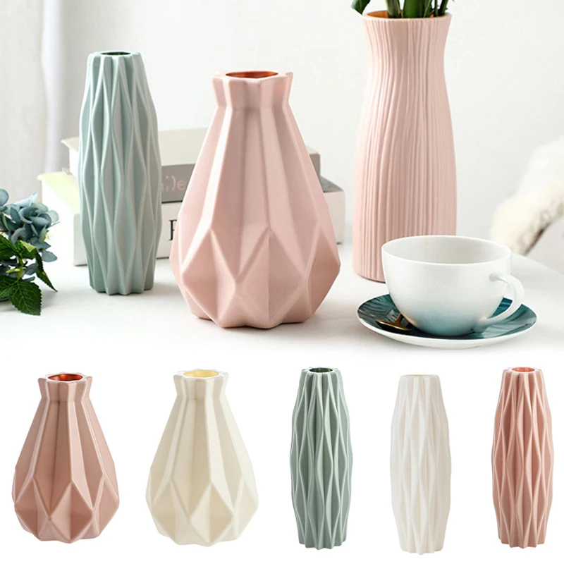 Nordic Modern Flowers Vase Plastic Vase Flower Pot Desk Ornament Basket Home Living Room Decoration Decorate Blossom Arrangement
Nordic Modern Flowers Vase Plastic Vase Flower Pot Desk Ornament Basket Home Living Room Decoration Decorate Blossom Arrangement