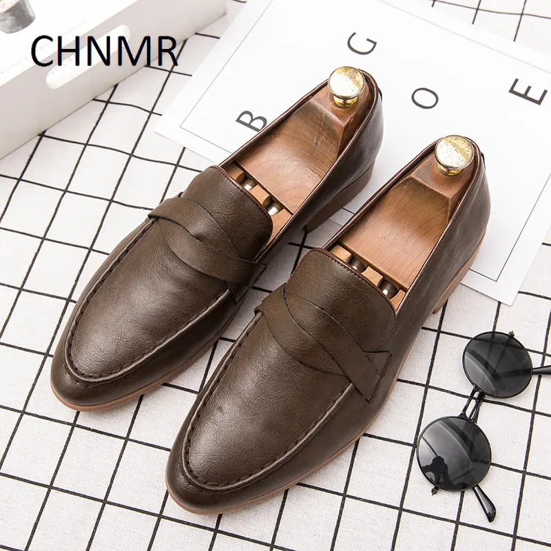 CHNMR-S Business Dress Shoes Slip-on Shoes For Men Fashion Pointed Toe Comfortable trends
CHNMR-S Business Dress Shoes Slip-on Shoes For Men Fashion Pointed Toe Comfortable trends