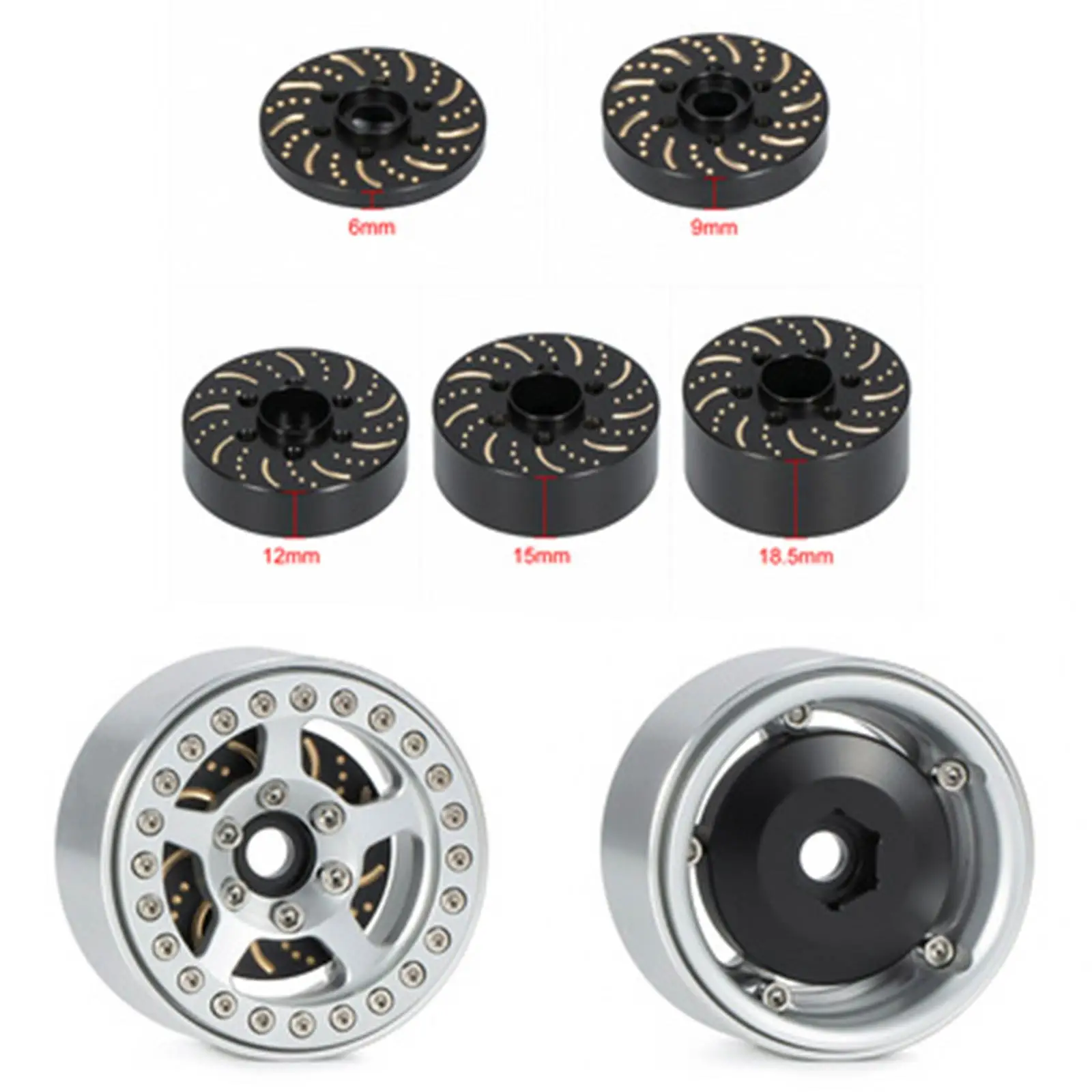 12mm Brass Wheel Hex Hub for 1/10 RC Crawler 1.9" 2.2" Wheel Rim TRX4 SCX10 D90 Metal upgrade parts for RC car rc truck models
12mm Brass Wheel Hex Hub for 1/10 RC Crawler 1.9" 2.2" Wheel Rim TRX4 SCX10 D90 Metal upgrade parts for RC car rc truck models