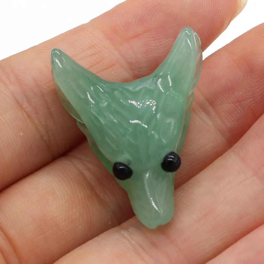 Natural Stone Wolf Head Statue Crystal Agate Spirit Gem Beads DIY Making Necklace Earrings Jewelry Accessories Gift
Natural Stone Wolf Head Statue Crystal Agate Spirit Gem Beads DIY Making Necklace Earrings Jewelry Accessories Gift