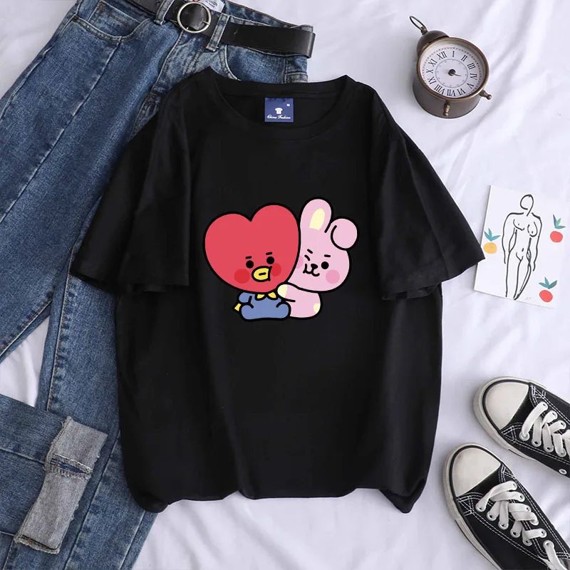 Kawaii Women's Summer Cotton T-Shirt Oversized Harajuku Casual Top Cartoon Anime Versatile Couple Tee Top
Kawaii Women's Summer Cotton T-Shirt Oversized Harajuku Casual Top Cartoon Anime Versatile Couple Tee Top