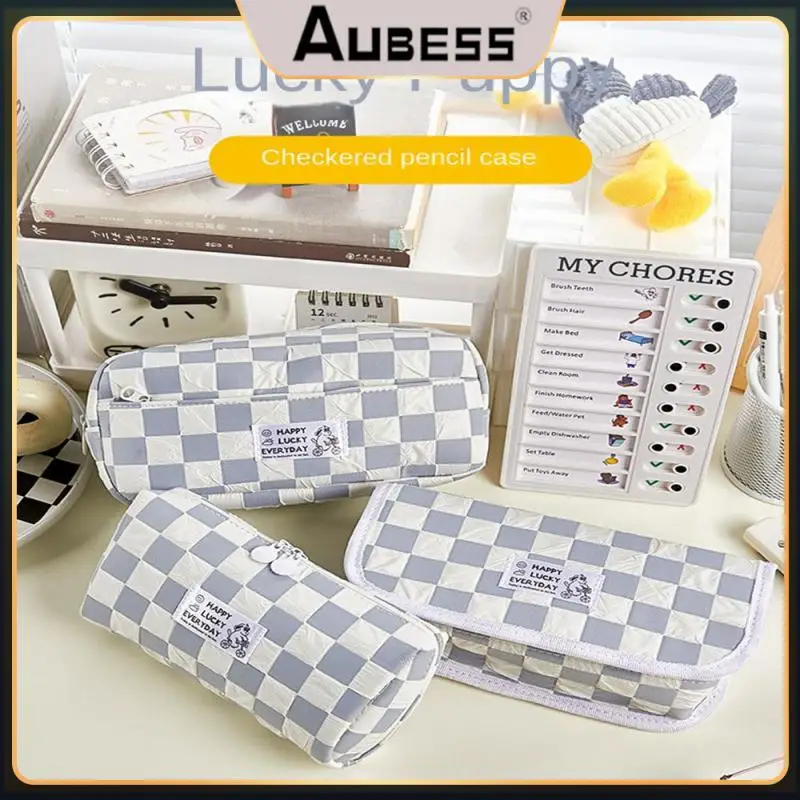 Pencil Bag Circular Double Zipper More Convenient To Carry Stationery Wallet Grid Storage Of Small Items Jk School Pencil Case
Pencil Bag Circular Double Zipper More Convenient To Carry Stationery Wallet Grid Storage Of Small Items Jk School Pencil Case