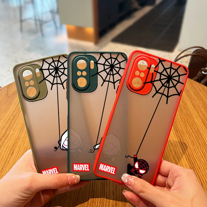 Marvel Spiderman Cartoon Case Phone For Redmi K40 K30 K20 10 10C 9T 9C 9A 9 8A 8 GO 7 6 Pro Frosted Translucent Matte Cover
Marvel Spiderman Cartoon Case Phone For Redmi K40 K30 K20 10 10C 9T 9C 9A 9 8A 8 GO 7 6 Pro Frosted Translucent Matte Cover