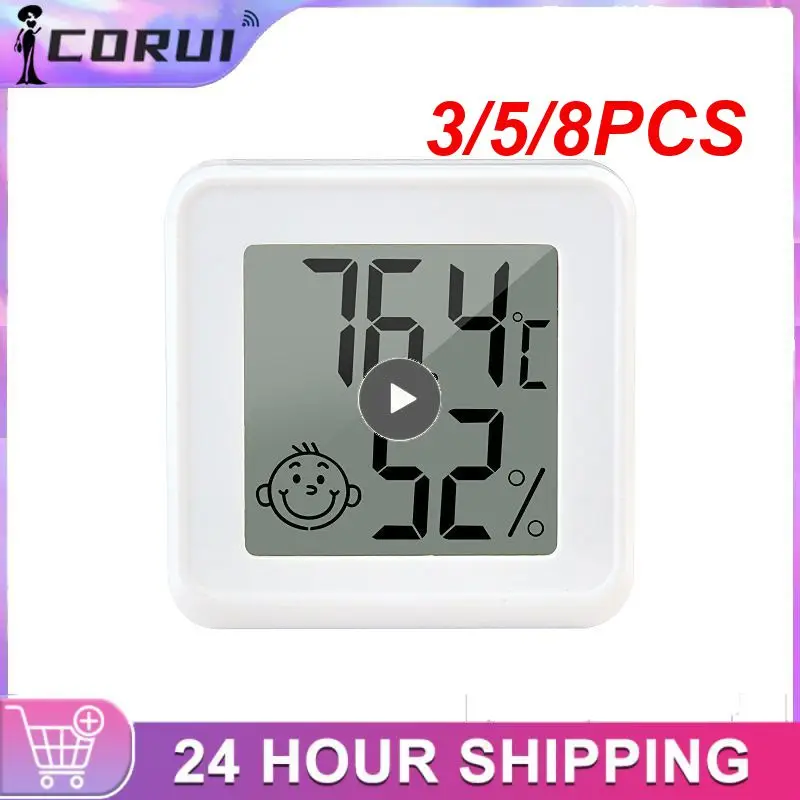 3/5/8PCS Thermohygrometer Meter Mini Sensor Meter Indoor Room Household Temperature Hygrometer Smart Home Portable Diy
3/5/8PCS Thermohygrometer Meter Mini Sensor Meter Indoor Room Household Temperature Hygrometer Smart Home Portable Diy