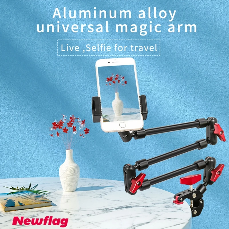 M-322: Type C Desktop Crab Clip Universal Magic Arm Bracket for DSLR, Smartphone, Webcam Video Studio, Lazy Multi-Scene Selfie
M-322: Type C Desktop Crab Clip Universal Magic Arm Bracket for DSLR, Smartphone, Webcam Video Studio, Lazy Multi-Scene Selfie