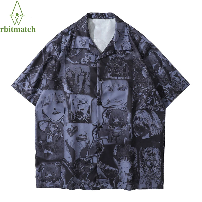 2022 Man Hawaiian Beach Shirts Harajuku Japanese Anime Cartoon Girls Print Shirt Hip Hop Streetwear Casual Tropical Holiday Tops
2022 Man Hawaiian Beach Shirts Harajuku Japanese Anime Cartoon Girls Print Shirt Hip Hop Streetwear Casual Tropical Holiday Tops