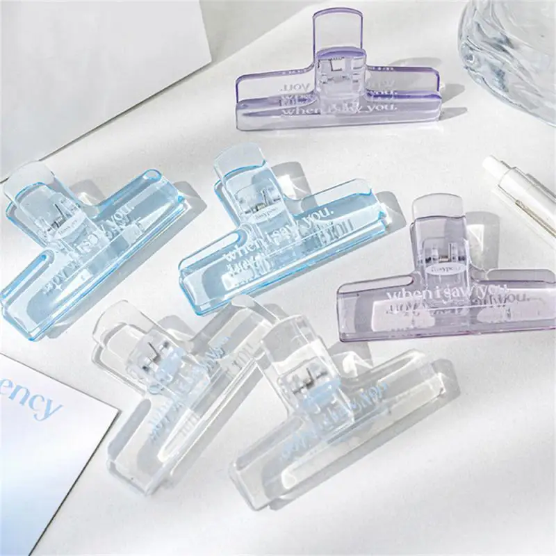 Exquisite Appearance Storage Clip About 20g Test Paper Clip Four Colors Account Clip Transparent Clip Acrylic Paper Clip
Exquisite Appearance Storage Clip About 20g Test Paper Clip Four Colors Account Clip Transparent Clip Acrylic Paper Clip