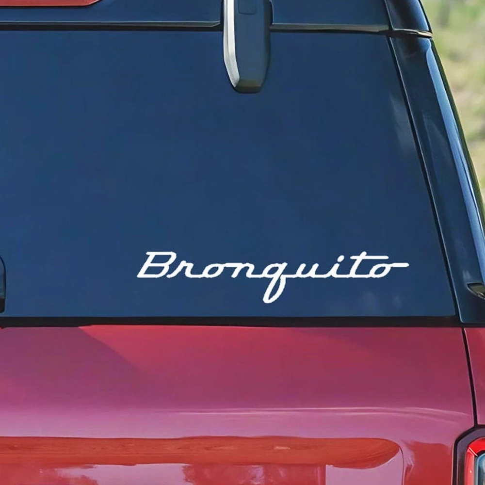 Наклейки BRONQUITO для Ford Bronco Sport, виниловые наклейки на окно автомобиля на бампер слова для заднего окна или багажника
Наклейки BRONQUITO для Ford Bronco Sport, виниловые наклейки на окно автомобиля на бампер слова для заднего окна или багажника