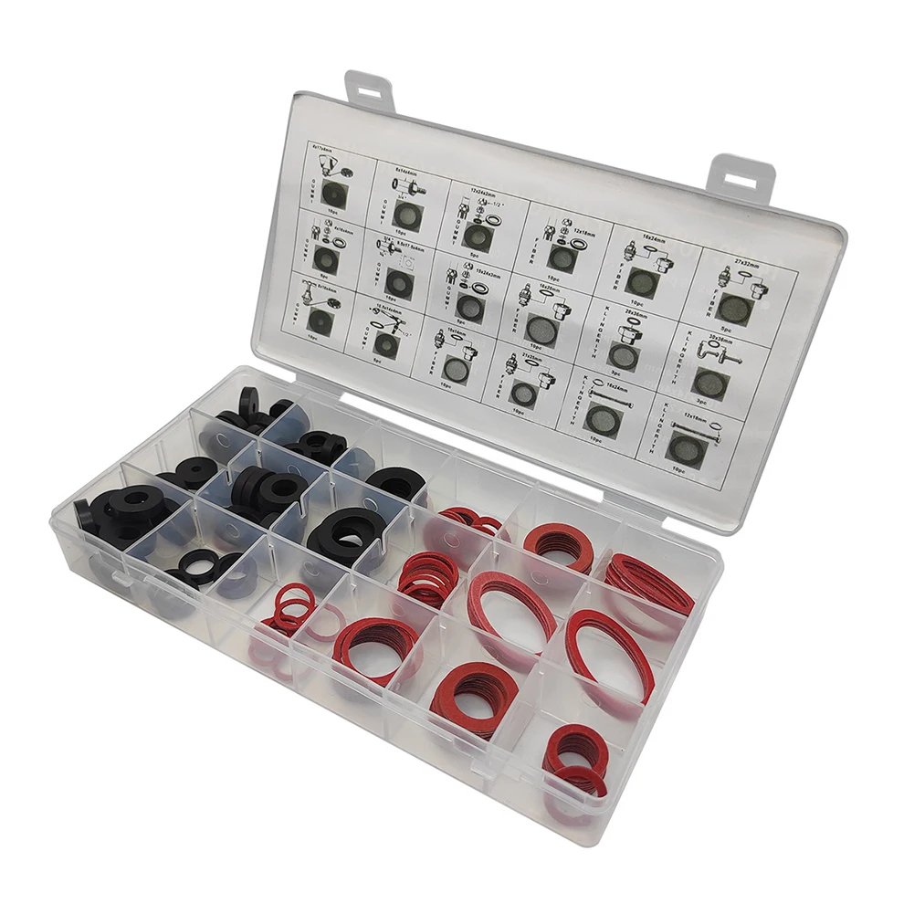 Auto Parts O-ring Universal 141pcs/set Assortment Car Accessories Flat Washers Hydraulic Seal Kit Replacement High Quality
Auto Parts O-ring Universal 141pcs/set Assortment Car Accessories Flat Washers Hydraulic Seal Kit Replacement High Quality