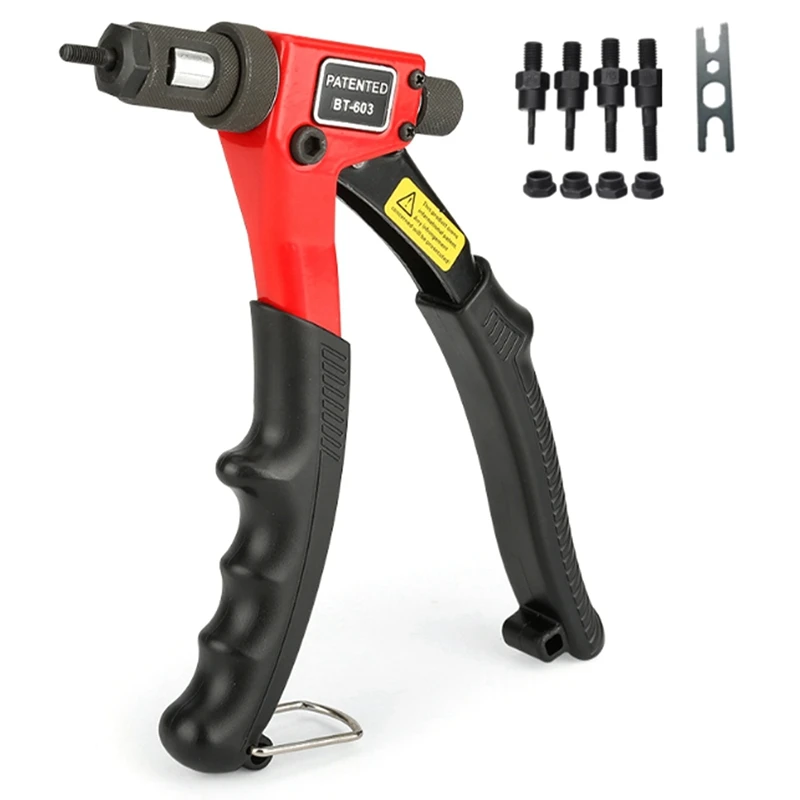 BT-603 Manual Riveter Tool (M3/M4/M5/M6) Hand Rivet Tool Kit Rivet Nut Setting Tool Nut Setter
BT-603 Manual Riveter Tool (M3/M4/M5/M6) Hand Rivet Tool Kit Rivet Nut Setting Tool Nut Setter
