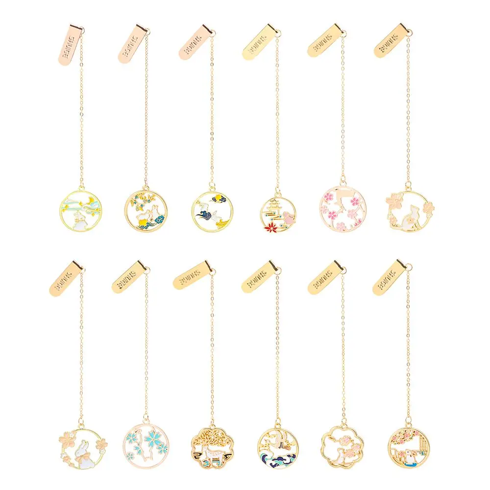 Alloy Chain Pagination Marker Student Stationery Cartoon Animal Metal Pendant Bookmarks Romantic Flower Rabbit Cat Deer
Alloy Chain Pagination Marker Student Stationery Cartoon Animal Metal Pendant Bookmarks Romantic Flower Rabbit Cat Deer