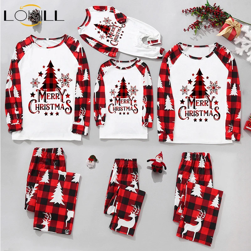 Parent-child Wear Christmas Family Pajamas Stylish Christmas Printed Family Xmas Set Comfortable Matching Christmas Clothes Wear
Parent-child Wear Christmas Family Pajamas Stylish Christmas Printed Family Xmas Set Comfortable Matching Christmas Clothes Wear