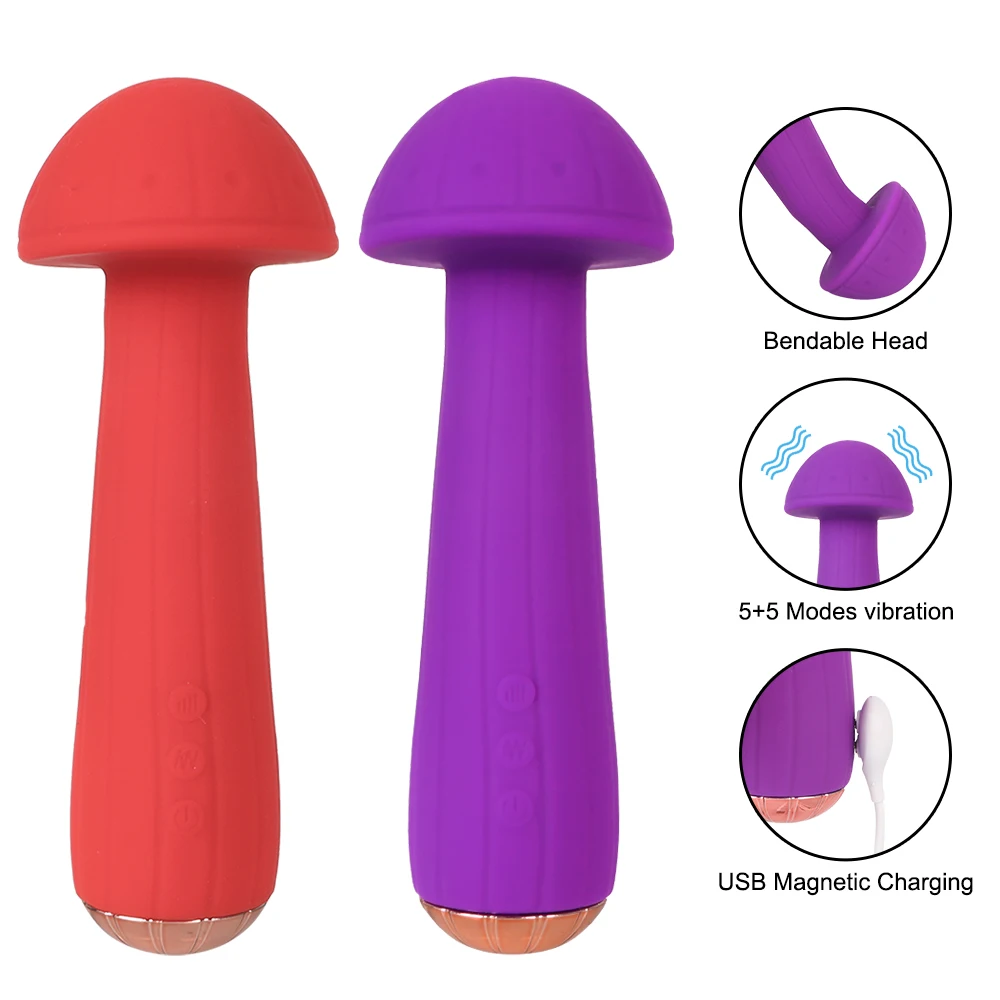 

Оло Грибная голова G точка влагалище вибратор секс-шоп женский массажный фаллоимитатор интимные игрушки для взрослых 18 USB Магнитная Зарядка мульти-скоростной