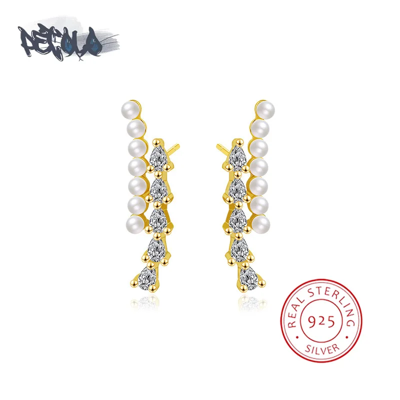 New 925 Sterling Silver Earrings for Women Luxury 18k Gold Set Zircon Earrings High Quality Party Jewelry Anniversary Gift
New 925 Sterling Silver Earrings for Women Luxury 18k Gold Set Zircon Earrings High Quality Party Jewelry Anniversary Gift