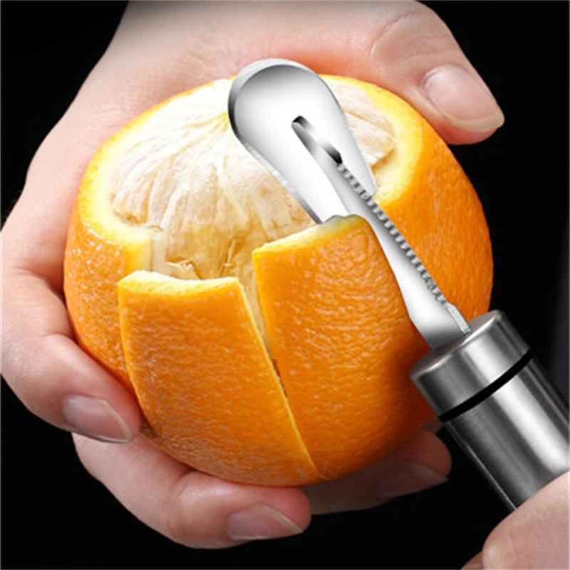 Stainless Steel Orange Grapefruit Peeler Practical Fruit Opener Skinning Knife Vegetables Peeling Cutter Kitchen Supplies
Stainless Steel Orange Grapefruit Peeler Practical Fruit Opener Skinning Knife Vegetables Peeling Cutter Kitchen Supplies