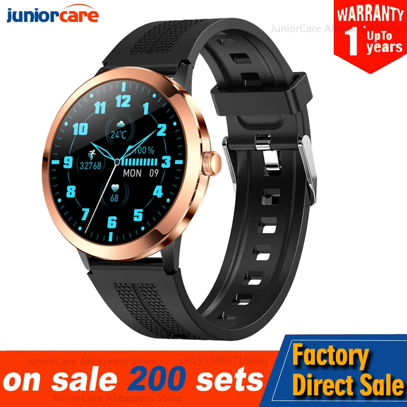 T6 Smart Watch Men 1.32 inch Full Touch IP67 Waterproof Sport Fitness Tracker Custom Dial Heart Rate Monitoring Men Smartwatch
T6 Smart Watch Men 1.32 inch Full Touch IP67 Waterproof Sport Fitness Tracker Custom Dial Heart Rate Monitoring Men Smartwatch
