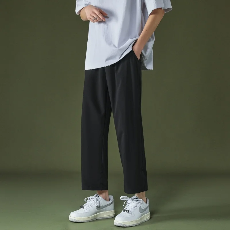 2023 New Men's Casual Cropped Pants Brand Spring Streetwear Korean Wide Leg Pants Fashion Hip Hop Straight Casual Men Pants
2023 New Men's Casual Cropped Pants Brand Spring Streetwear Korean Wide Leg Pants Fashion Hip Hop Straight Casual Men Pants