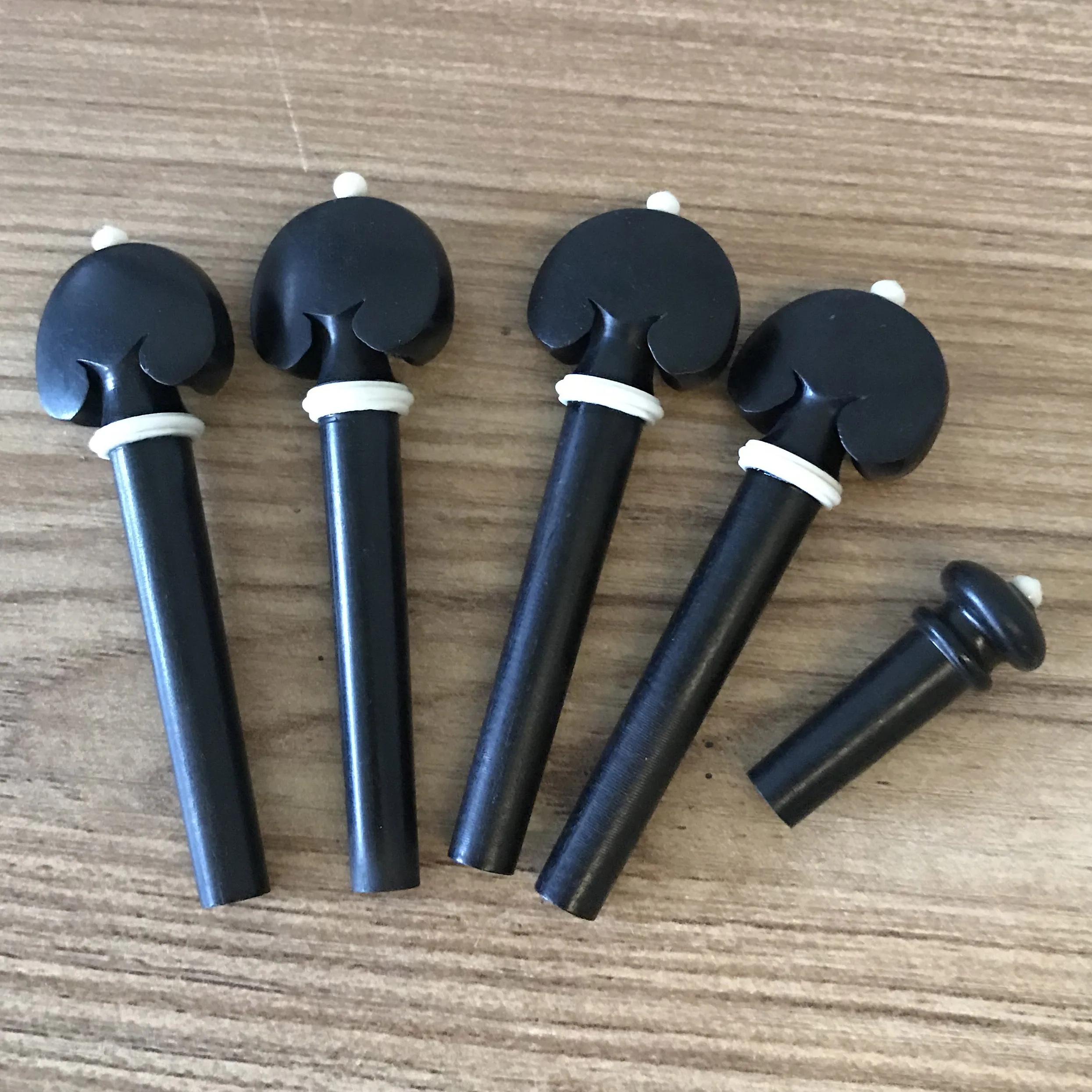 A Set 4Pcs High Quality Advanced Beautiful Violin 4/4 Solid Ebony with Ox Bone Inlaid Turners Turning Pegs&Endpin Free Shipping
A Set 4Pcs High Quality Advanced Beautiful Violin 4/4 Solid Ebony with Ox Bone Inlaid Turners Turning Pegs&Endpin Free Shipping