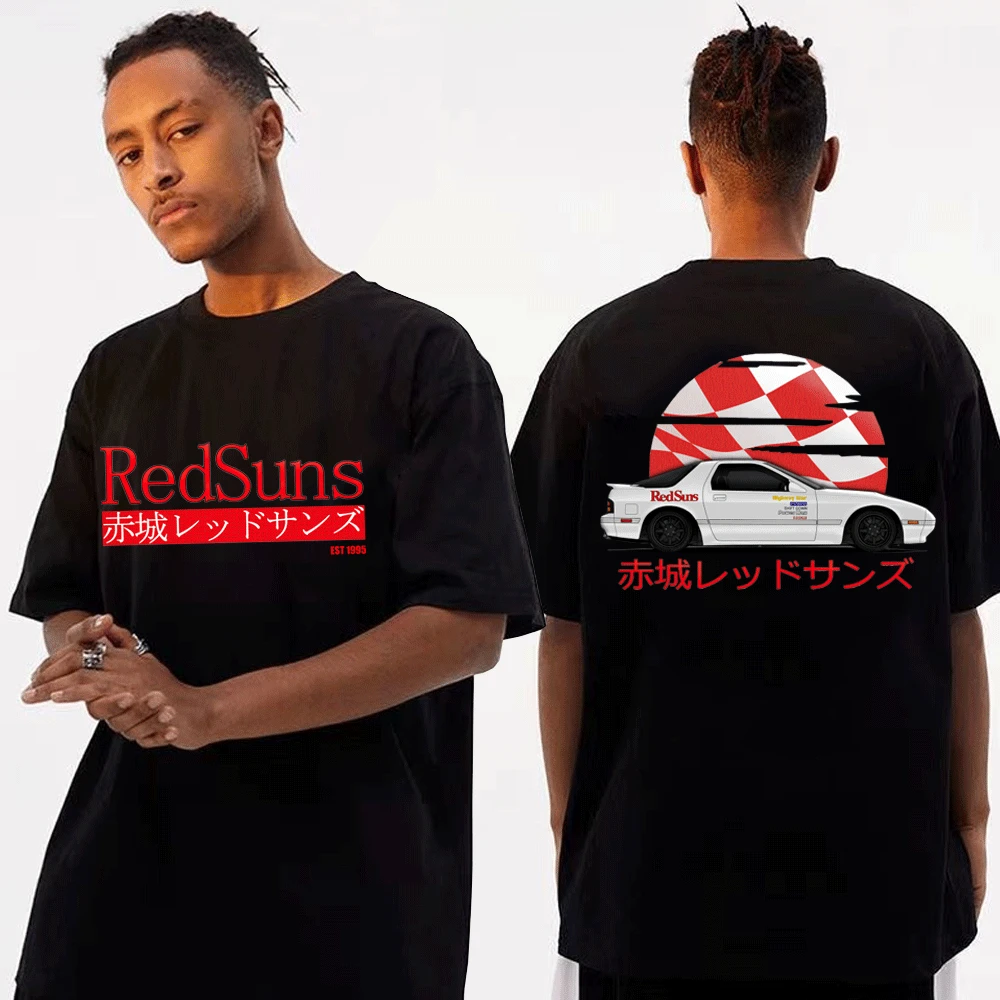 Hot Initial D Drift Akagi RedSuns T Shirt Japanese Anime AE86 Men Women Fashion Tshirts Men Women JDM Automobile Culture T-shirt
Hot Initial D Drift Akagi RedSuns T Shirt Japanese Anime AE86 Men Women Fashion Tshirts Men Women JDM Automobile Culture T-shirt