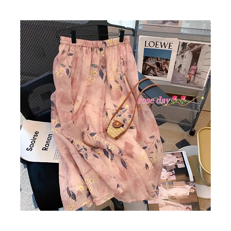 2022 Summer Vintage Floral Print Skirts Women Korean A line Streetwear High Waist Ladies Midi Skirts Fashion Pink Jupe Korean
2022 Summer Vintage Floral Print Skirts Women Korean A line Streetwear High Waist Ladies Midi Skirts Fashion Pink Jupe Korean