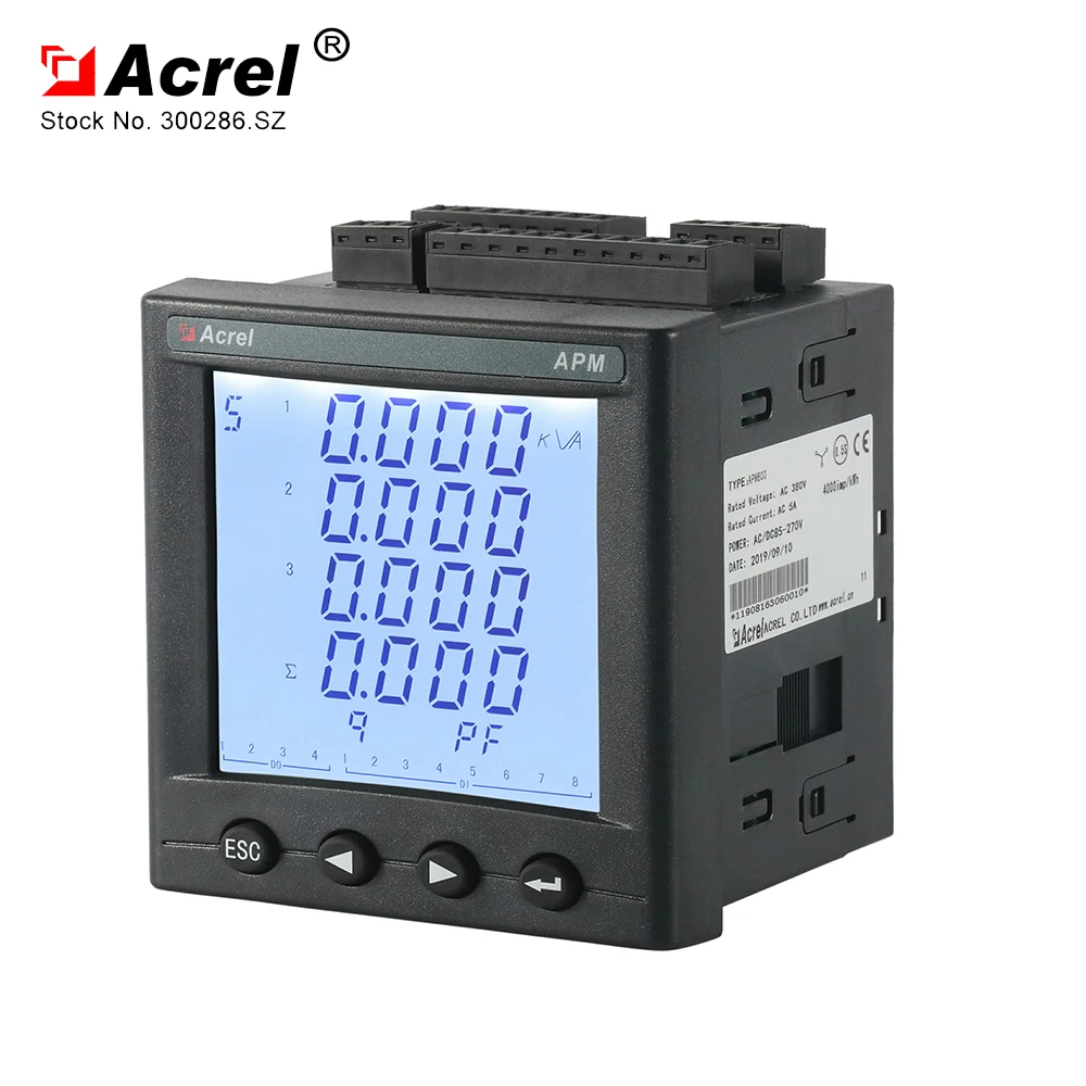APM801 multi-function power meter Remote Control power analyzer with optional Ethernet port
APM801 multi-function power meter Remote Control power analyzer with optional Ethernet port