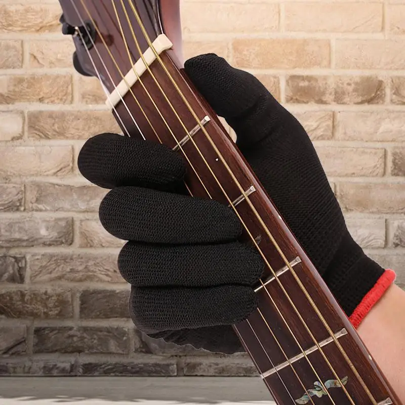 Soft Nylon Left Hand Guitar Glove Bass Glove Practice Fingertips Glove Musical Instrument For Professional Beginner Musicians
Soft Nylon Left Hand Guitar Glove Bass Glove Practice Fingertips Glove Musical Instrument For Professional Beginner Musicians