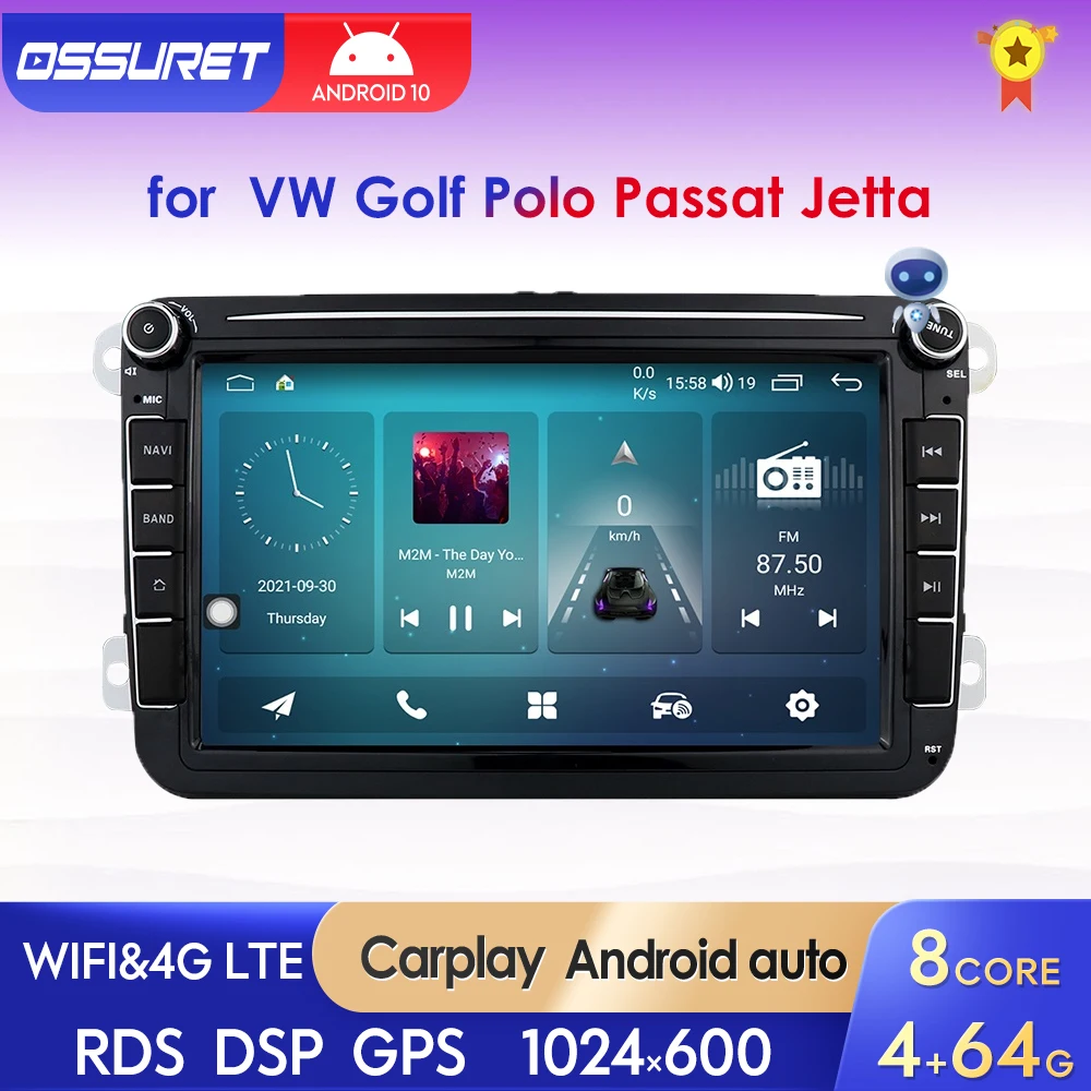 Car Radio Multimedia Android 10 for VW POLO 5 6 GOLF Plus PASSAT B6 CC Jetta Tiguan TOURAN SHARAN SCIROCCO CADDY Octavia Carplay
Car Radio Multimedia Android 10 for VW POLO 5 6 GOLF Plus PASSAT B6 CC Jetta Tiguan TOURAN SHARAN SCIROCCO CADDY Octavia Carplay
