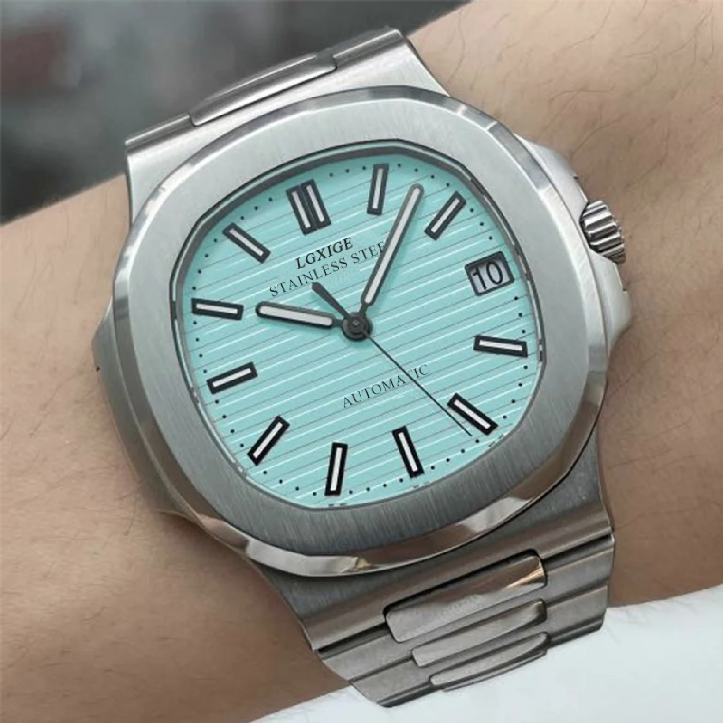 New Elegant Men's Mechanical Watches 100M Waterproof Automatic Watch Luxury Brand Sapphire Glass Steel Luminous Pilot Male Clock
New Elegant Men's Mechanical Watches 100M Waterproof Automatic Watch Luxury Brand Sapphire Glass Steel Luminous Pilot Male Clock