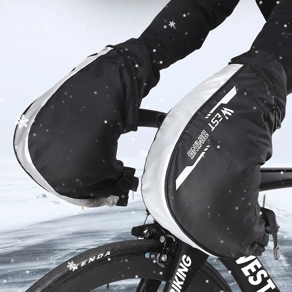 Bicycle Warm Gloves Warm Handlebar Cover Road Bike Riding Windproof Cover Winter Cycling Skiing Full Finger Reflective Safety
Bicycle Warm Gloves Warm Handlebar Cover Road Bike Riding Windproof Cover Winter Cycling Skiing Full Finger Reflective Safety