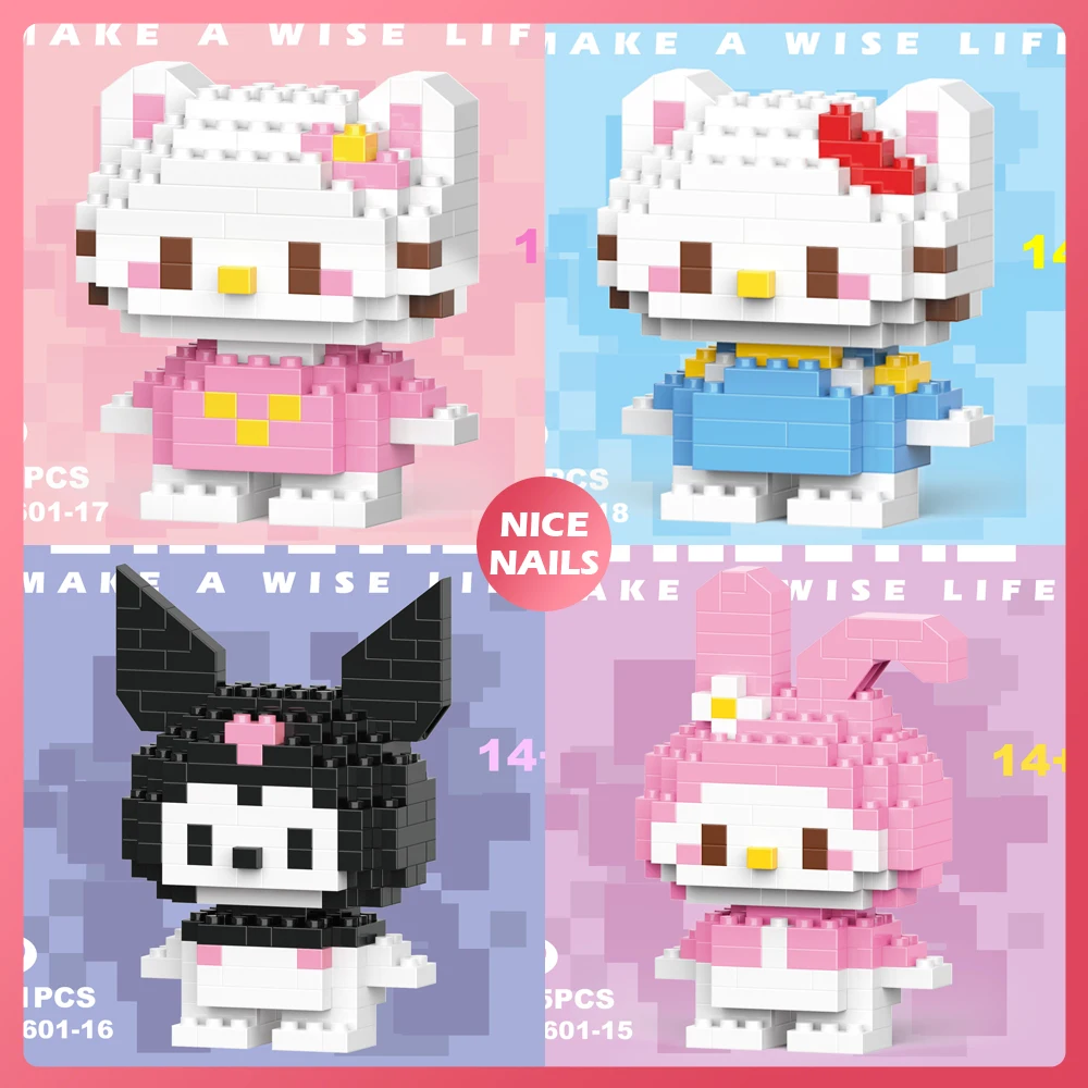 Children Sanrios Building Block Assembled Toys Kawaii HelloKitty Animation Cartoon Animal Model Dolls Puzzle Toys Boy Gril Gifts
Children Sanrios Building Block Assembled Toys Kawaii HelloKitty Animation Cartoon Animal Model Dolls Puzzle Toys Boy Gril Gifts