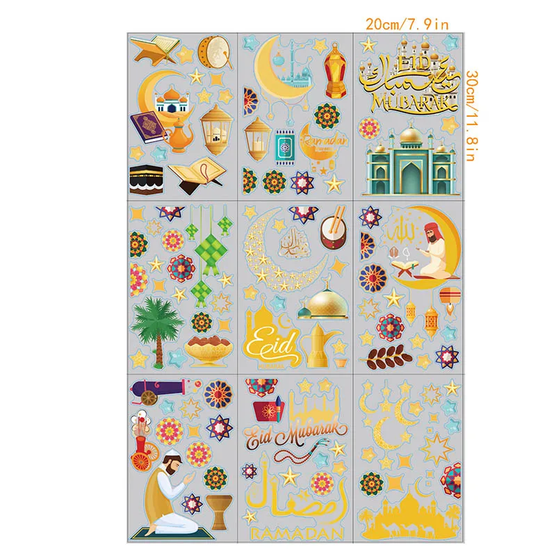 9Sheets EID Mubarak Ramadan Window Stickers 2023 Ramadan Window Decorations Stickers Decals Party Supplies Decor Ramadan Kareem
9Sheets EID Mubarak Ramadan Window Stickers 2023 Ramadan Window Decorations Stickers Decals Party Supplies Decor Ramadan Kareem