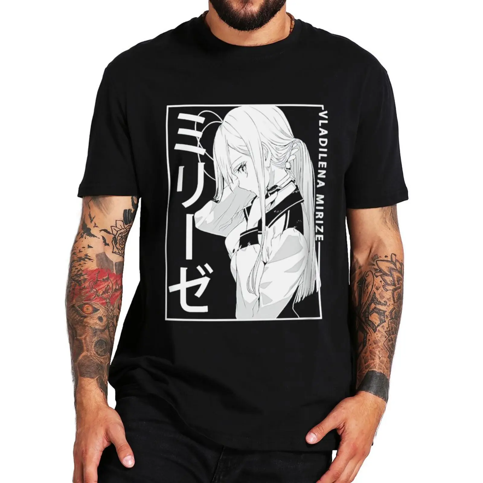 Vladilena Milize Eighty Six T-Shirt Lena Science Fiction Anime Manga Fans Tee Tops Summer Casual 100% Cotton Unisex T Shirt
Vladilena Milize Eighty Six T-Shirt Lena Science Fiction Anime Manga Fans Tee Tops Summer Casual 100% Cotton Unisex T Shirt