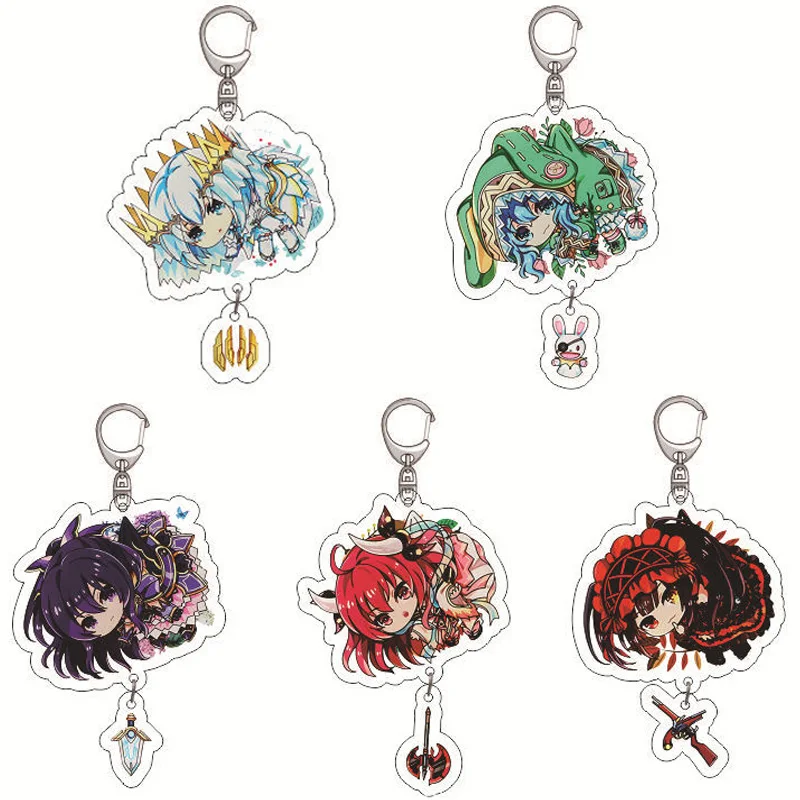 Anime Keychains DATE A LIVE Acrylic Plastic Zinc Alloy Key Chain Ring Jewelry Teens Child Keyring Girl Bag Accessories Fans Gift
Anime Keychains DATE A LIVE Acrylic Plastic Zinc Alloy Key Chain Ring Jewelry Teens Child Keyring Girl Bag Accessories Fans Gift