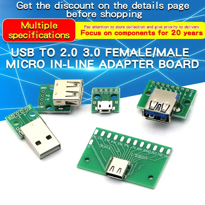 Плата адаптера Micro MINI USB к 2,0 3,0 мама/Папа MICRO In-Iine была сварной модульной фотоэлемента кабеля питания
Плата адаптера Micro MINI USB к 2,0 3,0 мама/Папа MICRO In-Iine была сварной модульной фотоэлемента кабеля питания