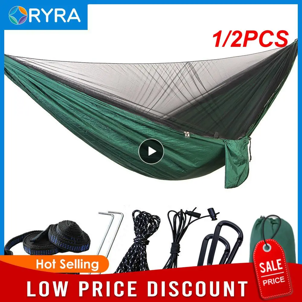 1/2PCS Anti-mosquito Hammocks Automatic Quick-opening Portable Camping Hammock Cross-border Upgraded Mosquito Net Hammock
1/2PCS Anti-mosquito Hammocks Automatic Quick-opening Portable Camping Hammock Cross-border Upgraded Mosquito Net Hammock
