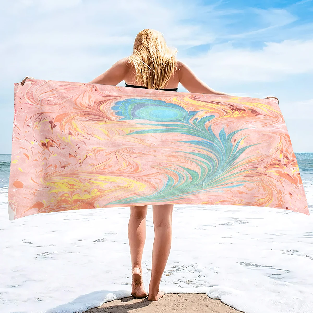 Microfiber Beach Towel, Sand Free Beach Blanket,Quick Dry Sand Free Lightweight Large Oversized Beach Towel,Marble Beach Blanket
Microfiber Beach Towel, Sand Free Beach Blanket,Quick Dry Sand Free Lightweight Large Oversized Beach Towel,Marble Beach Blanket
