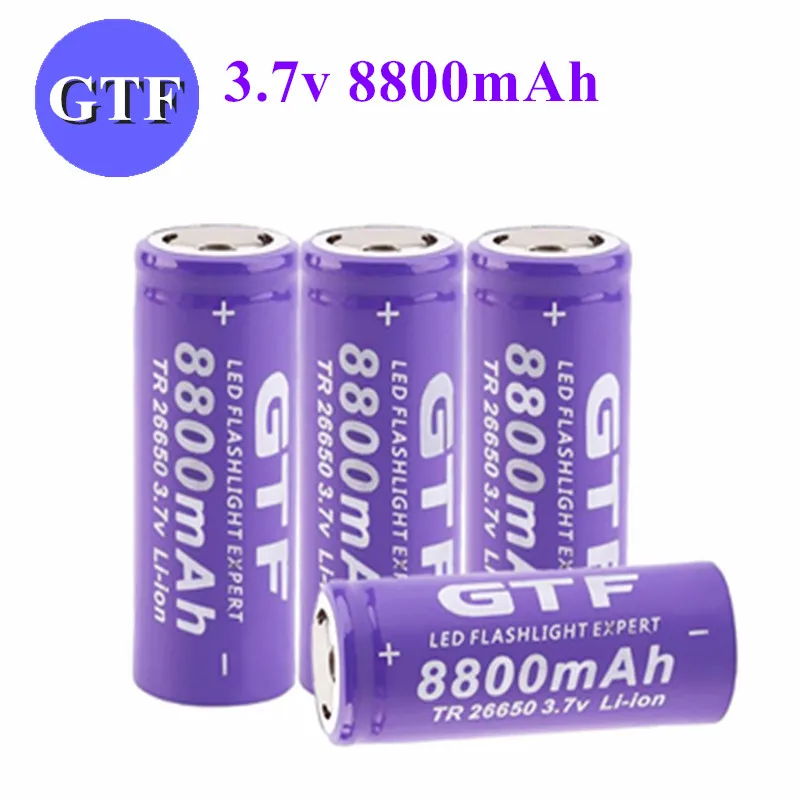 High-quality GTF 26650 Batterie 8800mAh 3.7V Li-Ion Akku Für LED Taschenlampe Li-Ion Batterie Akkumulator Cylindrical Batterie
High-quality GTF 26650 Batterie 8800mAh 3.7V Li-Ion Akku Für LED Taschenlampe Li-Ion Batterie Akkumulator Cylindrical Batterie