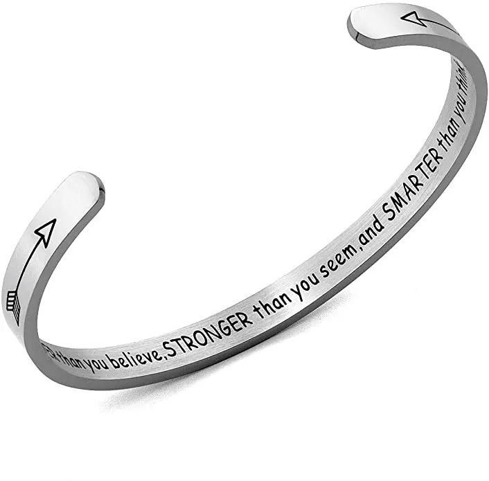 Stainless Steel Cuff Bracelets Awareness Bangle Dad Danghter Gift Jewelry YLQ1217
Stainless Steel Cuff Bracelets Awareness Bangle Dad Danghter Gift Jewelry YLQ1217