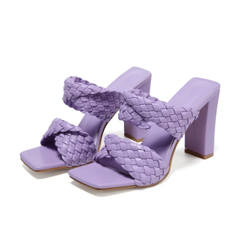 Women's Sandals Purple High Heels Ladies Shoes weave Knot 2022 Summer Fashion Elegant Female Sandals Woman Sandal Plus Size
Women's Sandals Purple High Heels Ladies Shoes weave Knot 2022 Summer Fashion Elegant Female Sandals Woman Sandal Plus Size
