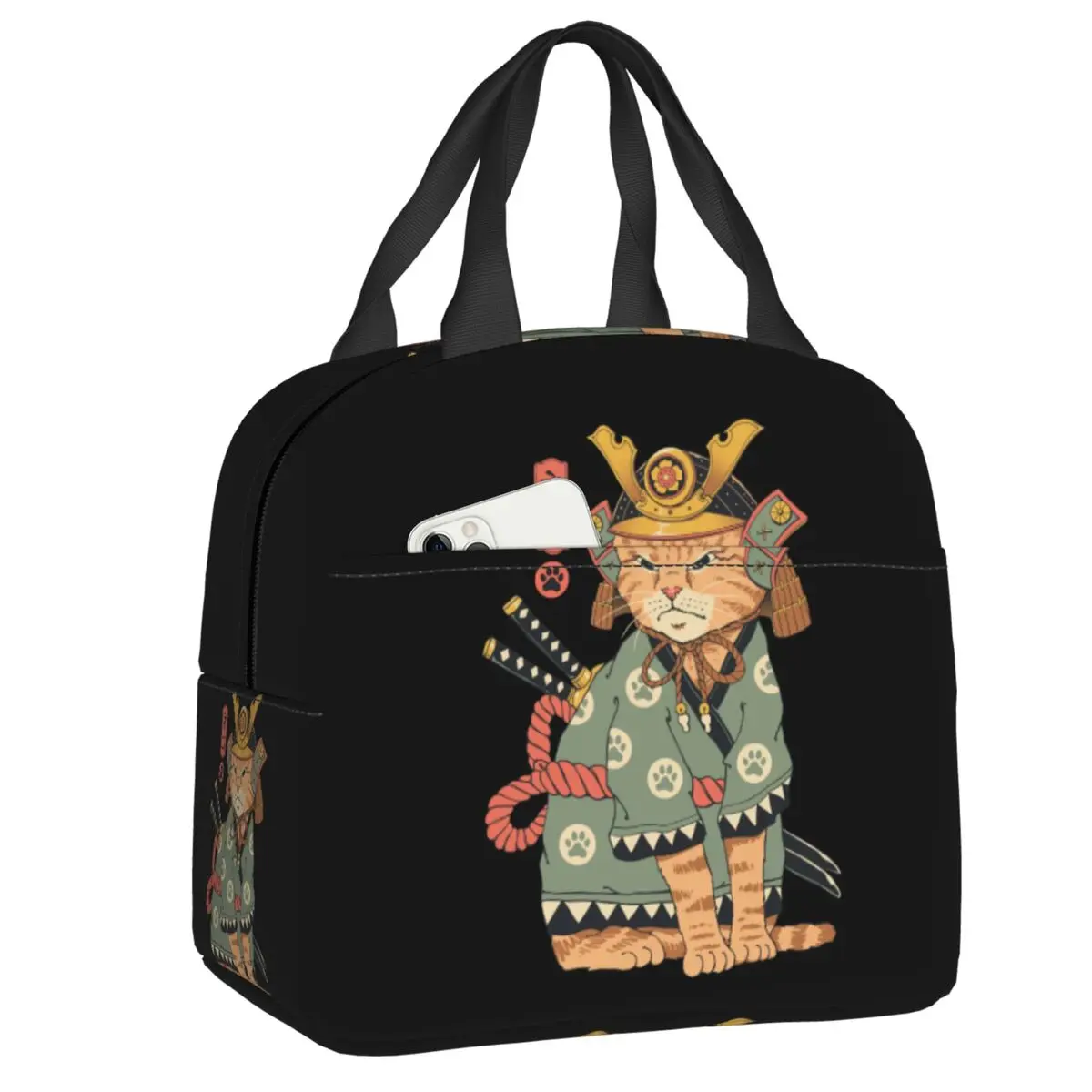 Neko Samurai Cat Portable Lunch Box Women Japanese Feline Ninja Cooler Thermal Food Insulated Lunch Bag School Children Food Bag
Neko Samurai Cat Portable Lunch Box Women Japanese Feline Ninja Cooler Thermal Food Insulated Lunch Bag School Children Food Bag
