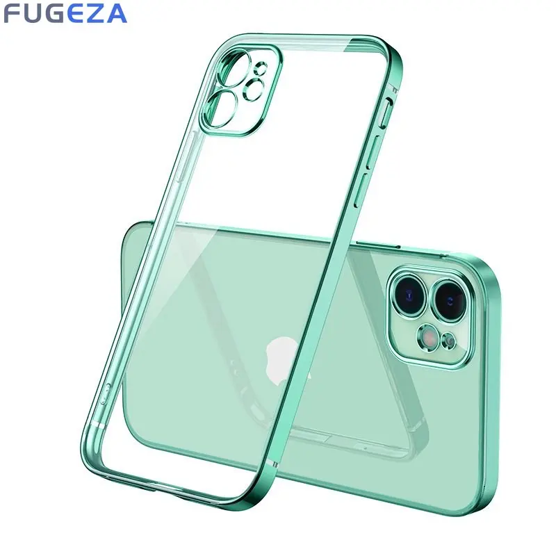 Luxury Plating Transparent Case For iPhone 11 12 13 14 Pro Max Square Frame Silicone X XR XS Max 8 7 Plus Clear Back Cover Case
Luxury Plating Transparent Case For iPhone 11 12 13 14 Pro Max Square Frame Silicone X XR XS Max 8 7 Plus Clear Back Cover Case