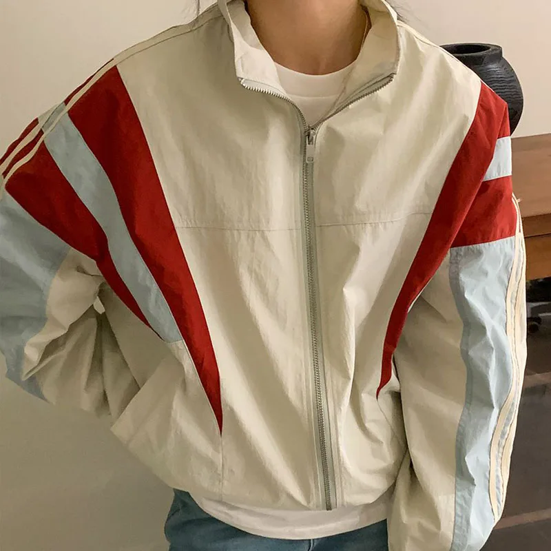 Deeptown Vintage Women's Windbreaker Pink Jacket Korean Streetwear Track Jacket Girls Oversize Sport Gorpcore Outerwear Harajuku
Deeptown Vintage Women's Windbreaker Pink Jacket Korean Streetwear Track Jacket Girls Oversize Sport Gorpcore Outerwear Harajuku