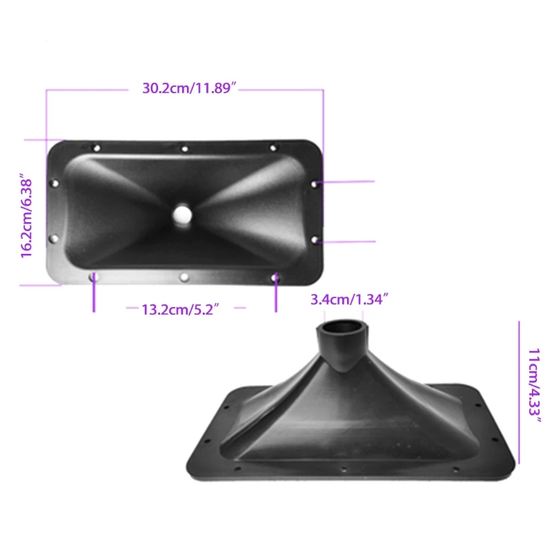 1PCS -Tweeter Speaker Treble Horn Length 302 x162MM Home Theater Professional Mixer Horn Flare Repair
1PCS -Tweeter Speaker Treble Horn Length 302 x162MM Home Theater Professional Mixer Horn Flare Repair