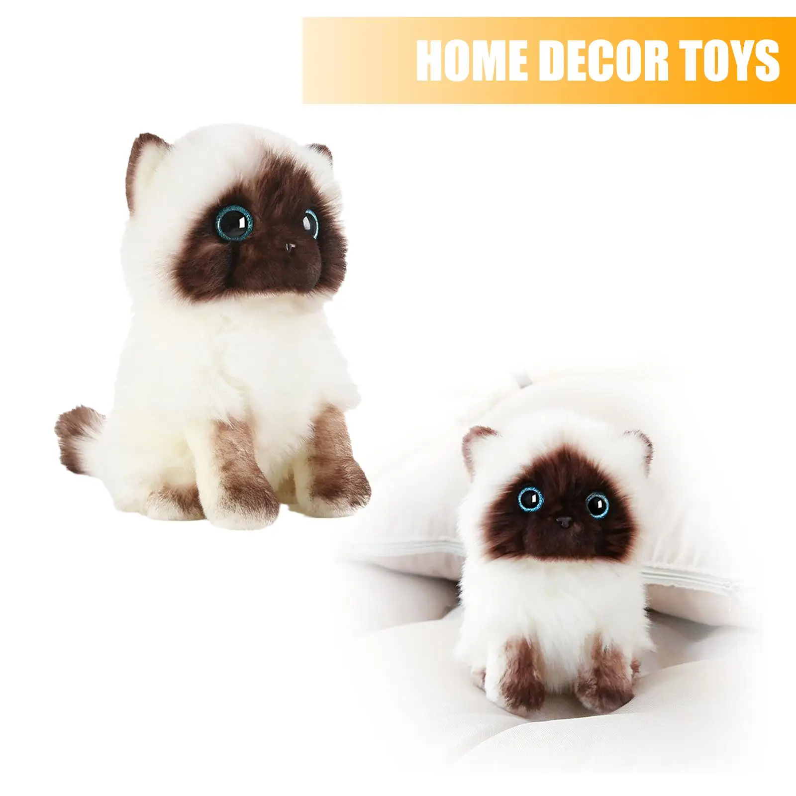 21cm Simulation Siamese Home Decor Toys Plush Toy Children Ragdoll Sequins S E9k4 Face Blue Eyes White And Gifts Brown Do C1D4
21cm Simulation Siamese Home Decor Toys Plush Toy Children Ragdoll Sequins S E9k4 Face Blue Eyes White And Gifts Brown Do C1D4