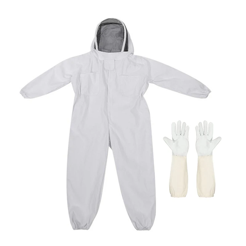 Bee Keeper With Beekeeping Gloves Bee Keeper Suit White ,With Veil Hood,For Professional Beekeepers And Beginners XL
Bee Keeper With Beekeeping Gloves Bee Keeper Suit White ,With Veil Hood,For Professional Beekeepers And Beginners XL