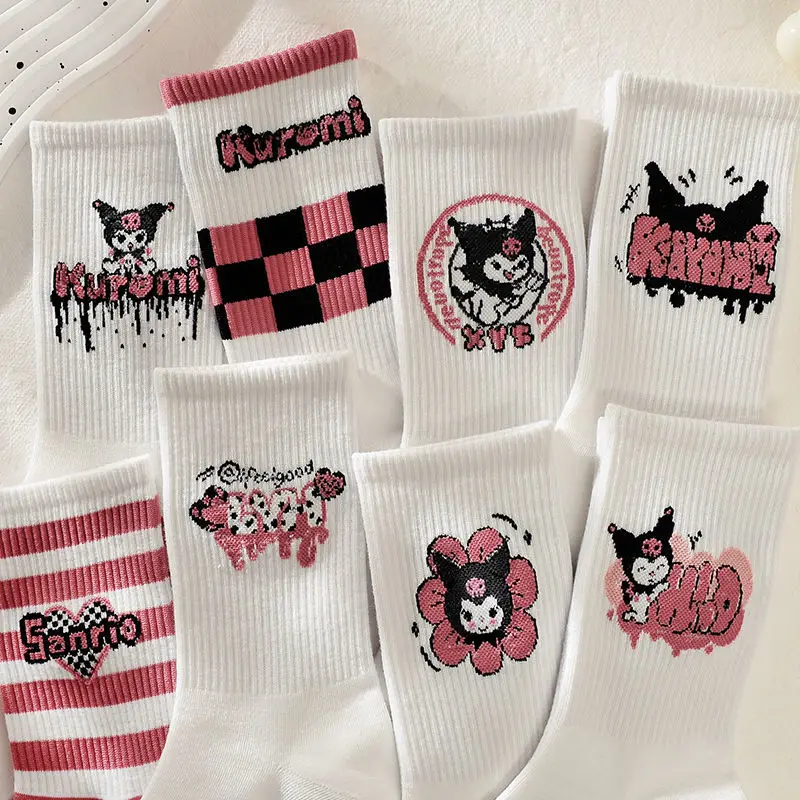 New Summer Socks Kawaii Mid-Tube Anime All-Match Kuromi Mori White Cute Stockings Cartoon Sports Comfortable Women's Models
New Summer Socks Kawaii Mid-Tube Anime All-Match Kuromi Mori White Cute Stockings Cartoon Sports Comfortable Women's Models