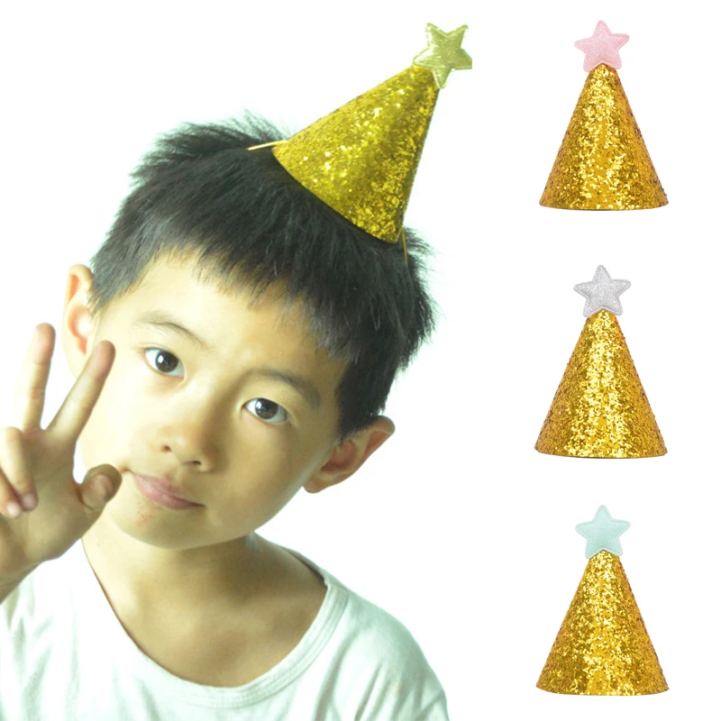 Gold Star Glitter Party Hat Birthday Party Cone Cap for Kids Boy Girl Headwear Creative Happy Birthday Party Hat Decoration
Gold Star Glitter Party Hat Birthday Party Cone Cap for Kids Boy Girl Headwear Creative Happy Birthday Party Hat Decoration