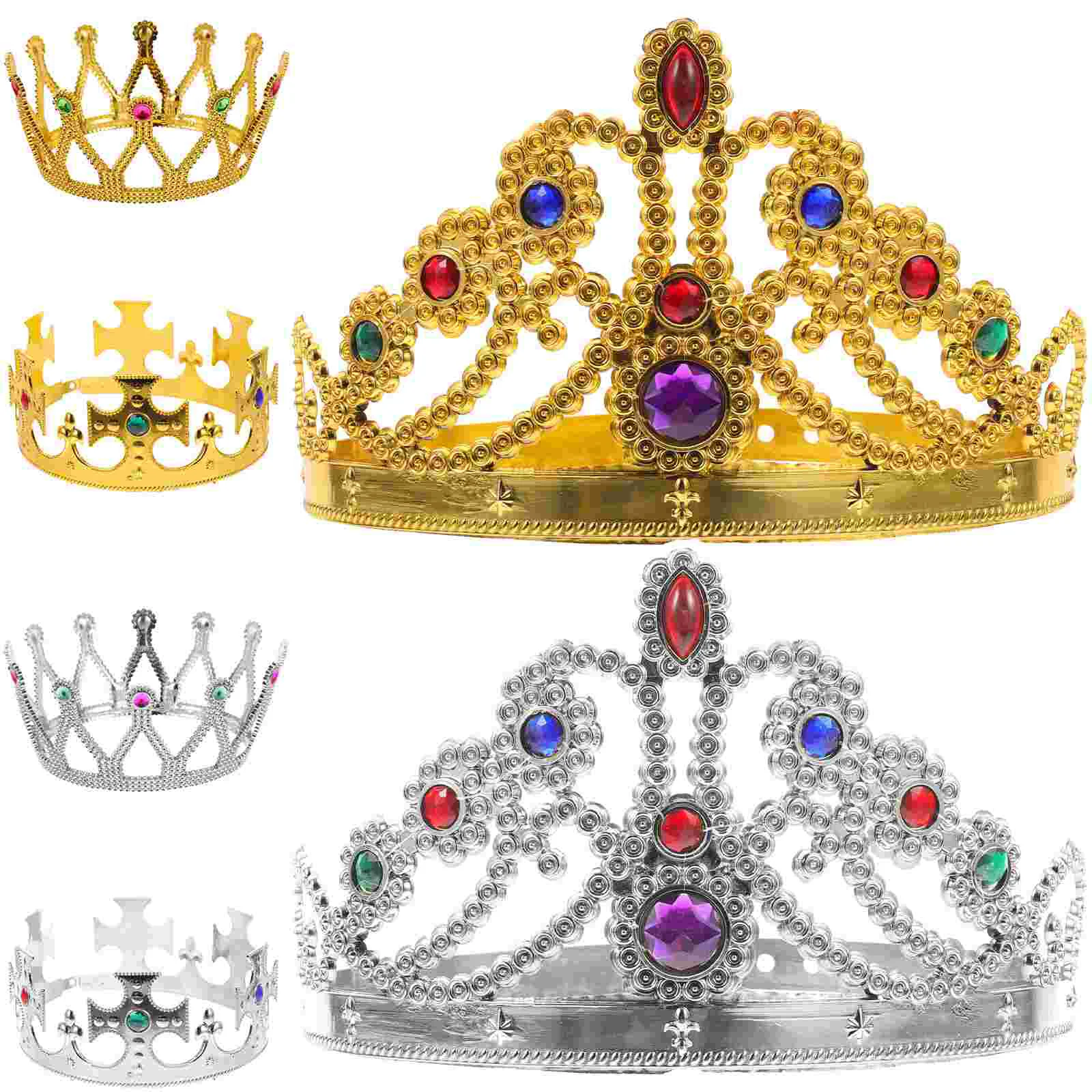 6 Pcs Crown Headband Headdress Vintage Baby Clothes Party's Holiday Decor Cosplay Retro Plastic Birthday Crowns
6 Pcs Crown Headband Headdress Vintage Baby Clothes Party's Holiday Decor Cosplay Retro Plastic Birthday Crowns