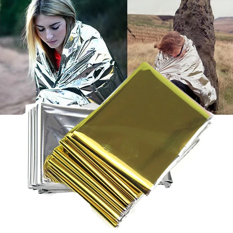 Emergency Outdoor Blanket Survival First Aid Tear Resistant Hiking Sun Protection Hunting Windproof Thermal Insulation Blanket
Emergency Outdoor Blanket Survival First Aid Tear Resistant Hiking Sun Protection Hunting Windproof Thermal Insulation Blanket
